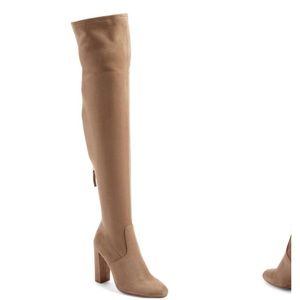 Steve Madden taupe OTK boots